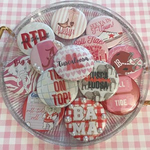 Alabama University GameDay Button Pins