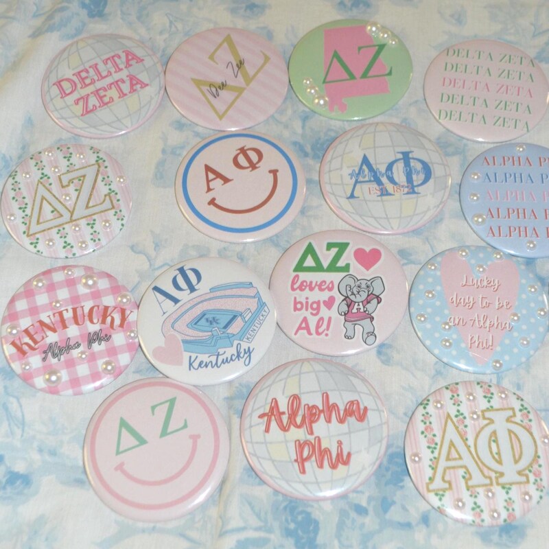 Sorority Buttons - Etsy