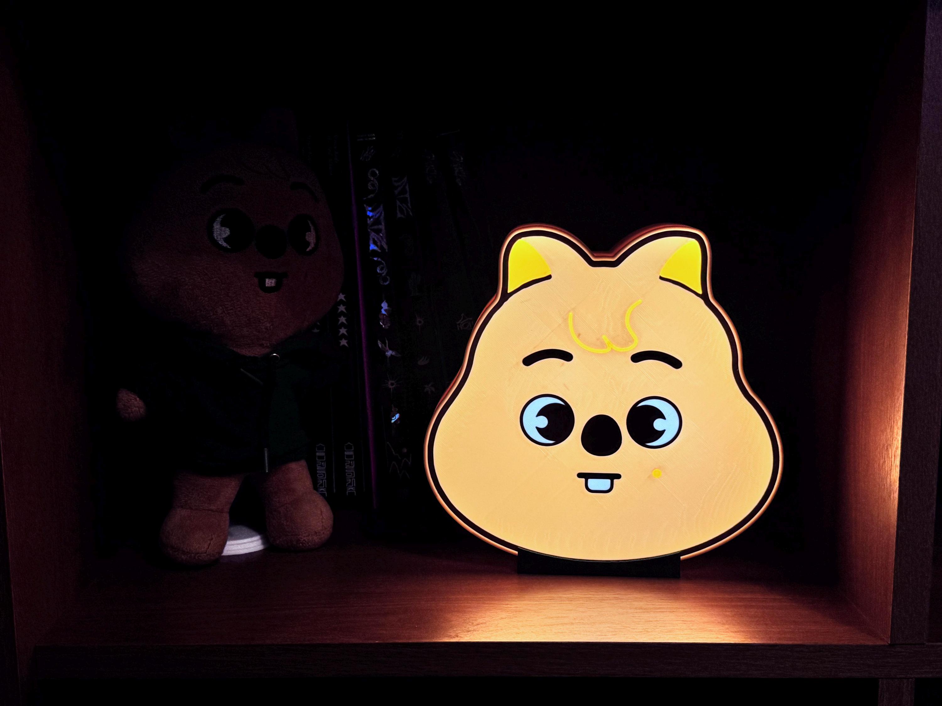Stray Kids HAN SKZOO Han Quokka Lightbox, SKZ Member Lamp, Light