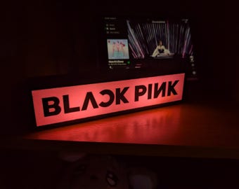 Blackpink K-Pop Lightbox | 3D Printed Night Light | Custom Blackpink Lamp for Blinks