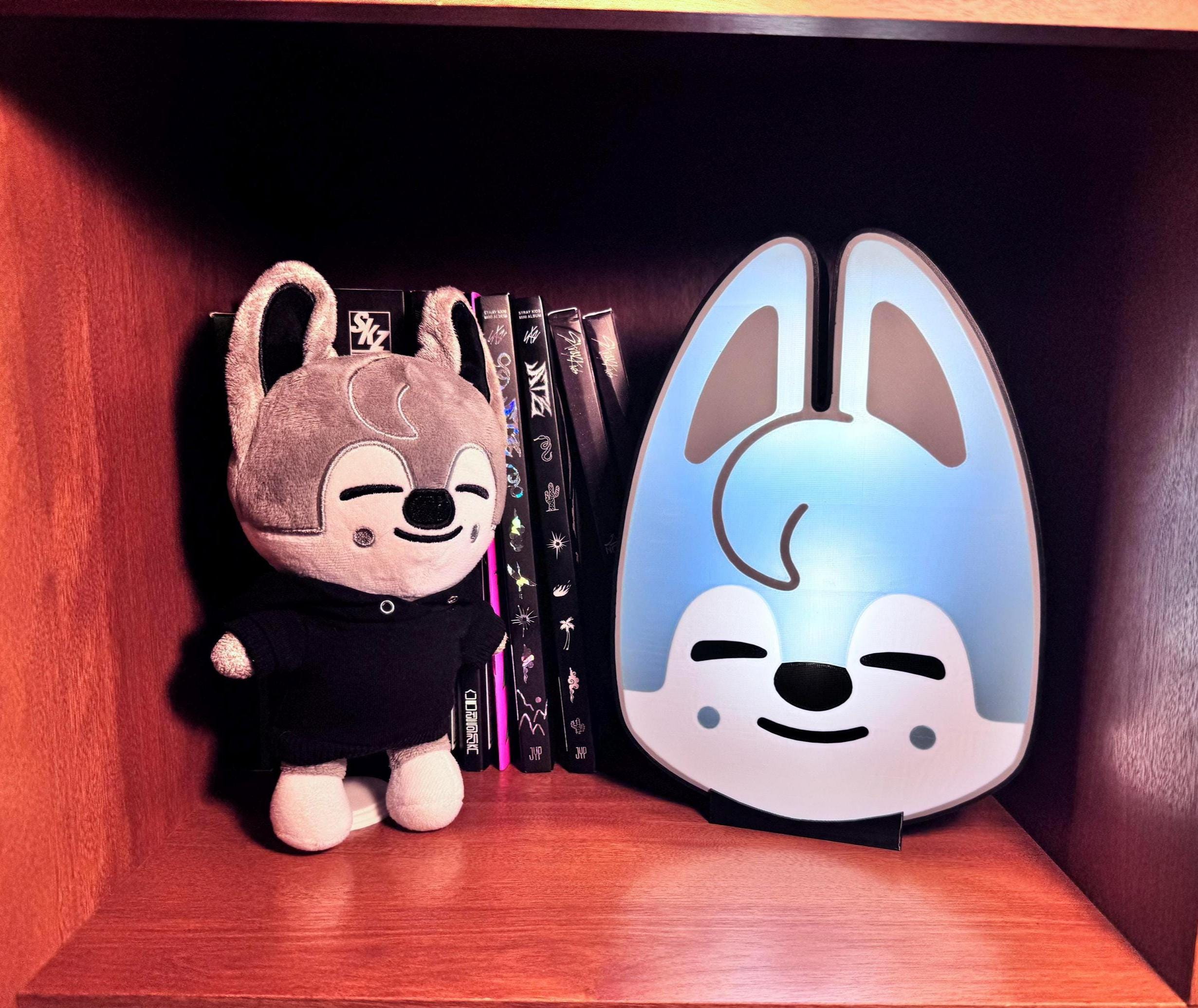 Stray Kids Bang Chan SKZOO Wolf Chan Lightbox, SKZ Member Lamp