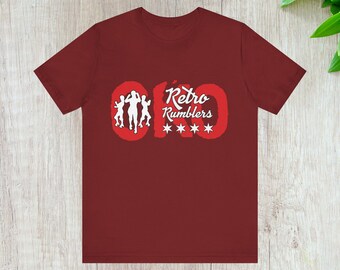 Retro Rumblers Roller Derby T-shirt, Chicago Knockouts Roller Derby League, CKO, Chicago Sports Team, T-shirt skater, rolschaatsen