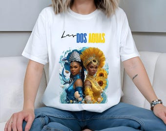 Camiseta Yemayá & Oshún: Las Dos Aguas, Diosa Yoruba Orisha