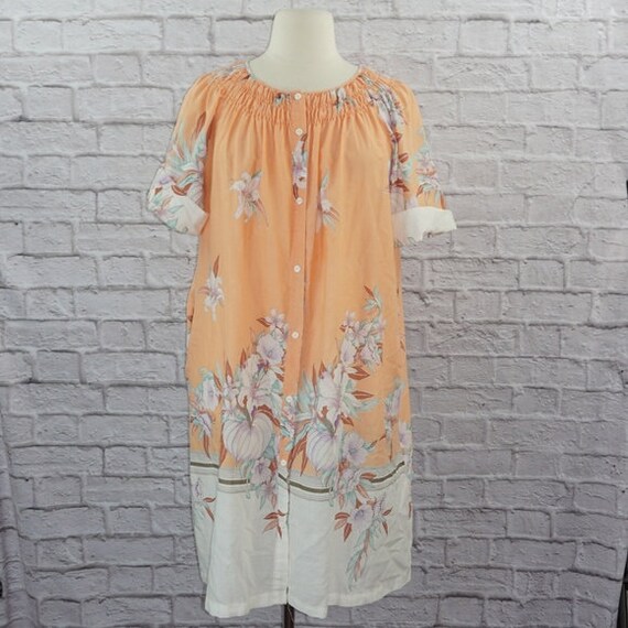Vintage Cottage Core Danville ILGWU Floral House D