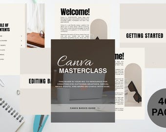 Canva Masterclass Beginners Guide, Digital Coaching Resource (PDF)