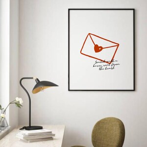 Love Letter Digital Print Poster