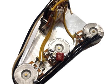 Replacement Stratocaster 60's Pre-Wired 5-Way Switch Control Plate