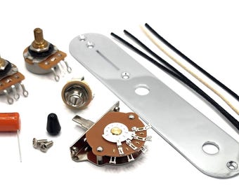 Squier Modders Replacement DIY KIT Telecaster Not Wired Control Plate 2025 - Chrome