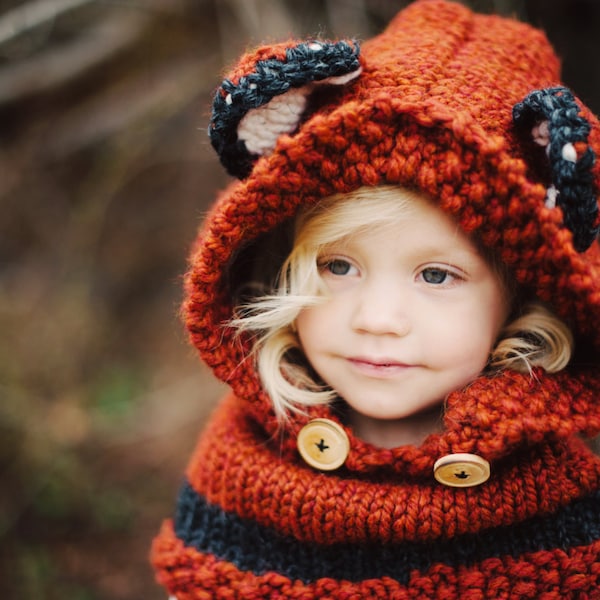Fox cowl, choose your size