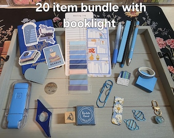 Basic 20 item Bookish Bundle with Booklight