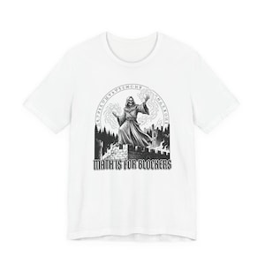 Mathe ist für Blocker-T-Shirt | Sensenmann Mathe Grafik T-Shirt