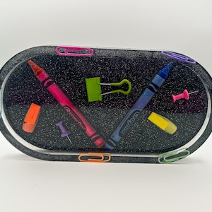 Teacher Resin Trinket Tray