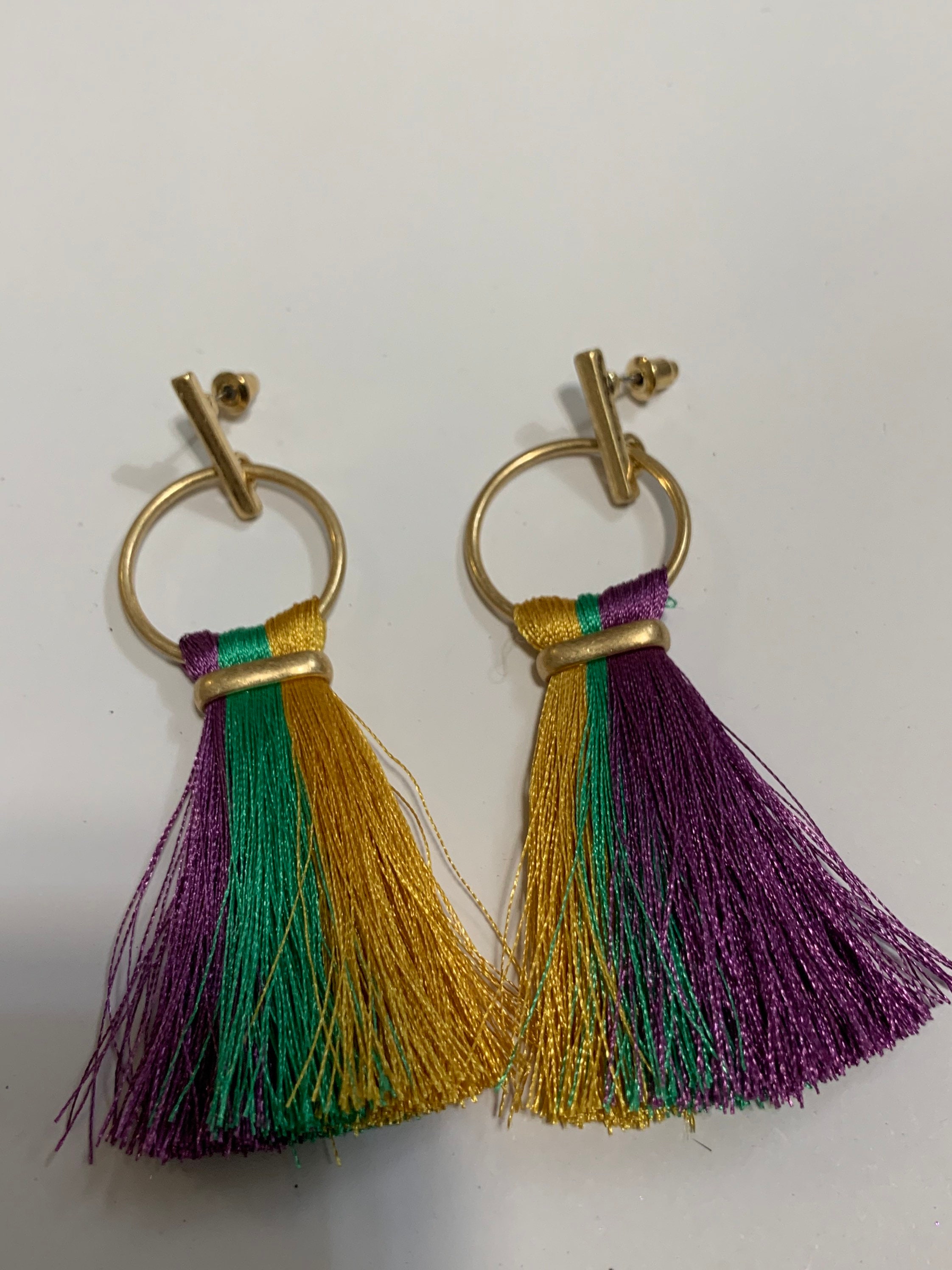 Mardi Gras Earrings Etsy