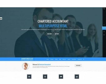 Chartered Accountant – HTML Template