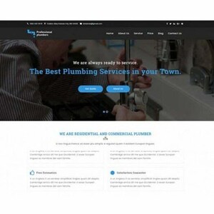 Loodgieter – HTML-sjabloon