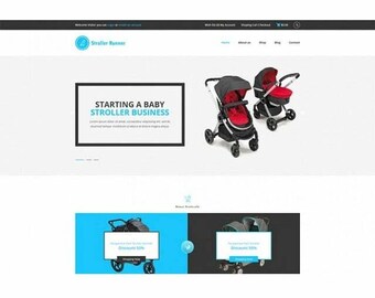 Cochecito de bebé – Plantilla HTML