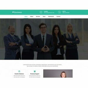 Plantilla HTML para negocios