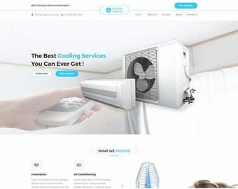Servicio de refrigeración – Plantilla HTML