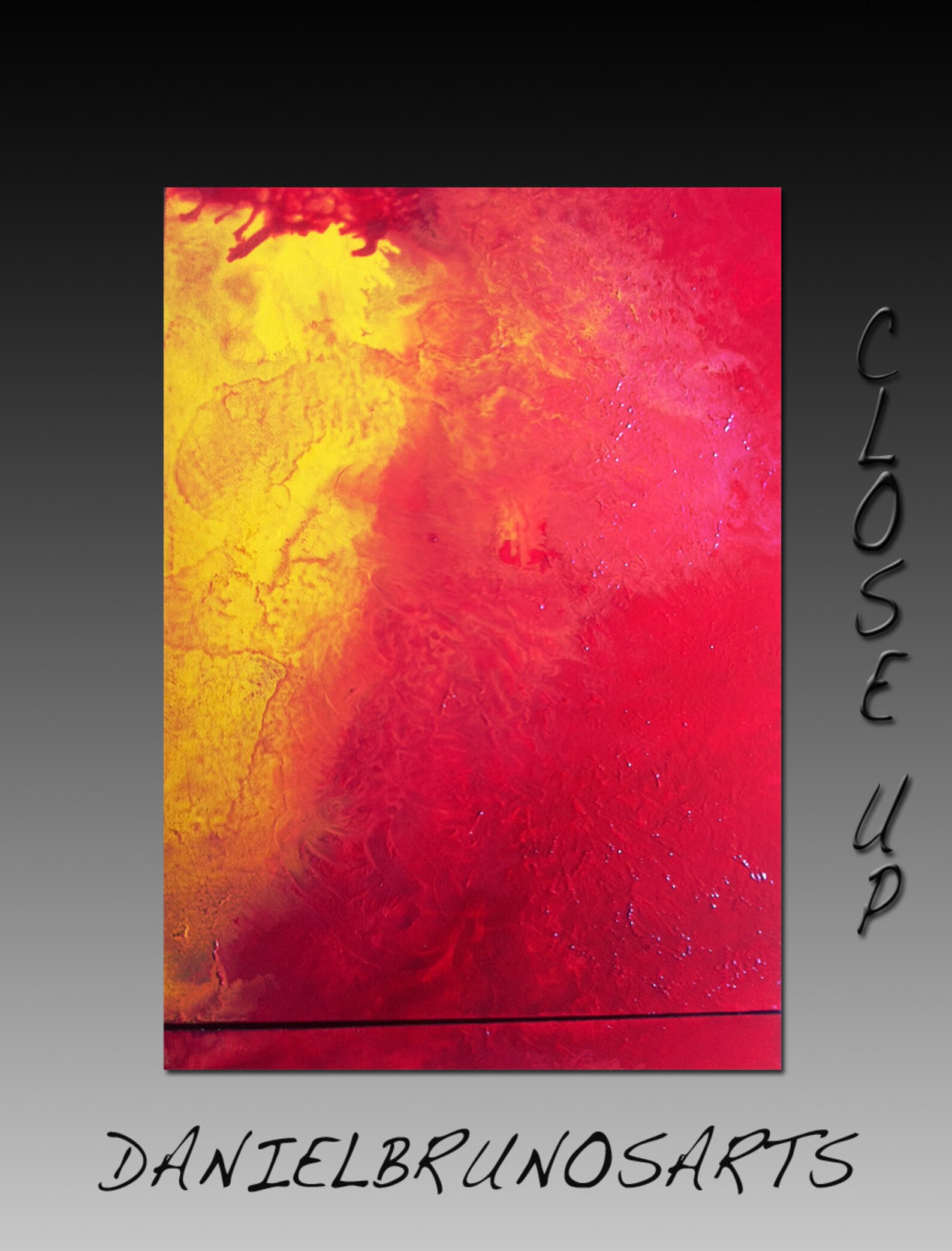 Abstract painting Title Torrid Original large Etsy