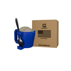 FrostGrip – Ice Cream Pint Holder with Built-in Spoon Rest, No More Frozen Hands, Perfect Pint Size Fit | 3D Printed