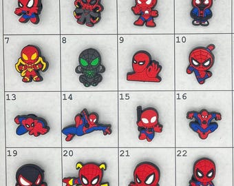 Spider Man Shoe Charms