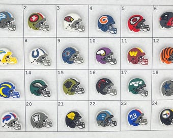 Football Helmet Charms