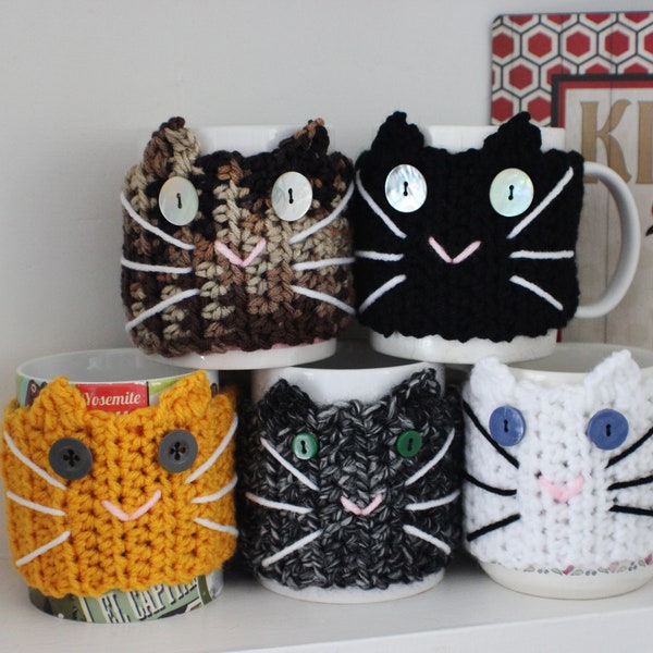 Coffee Cup Cat Cosies