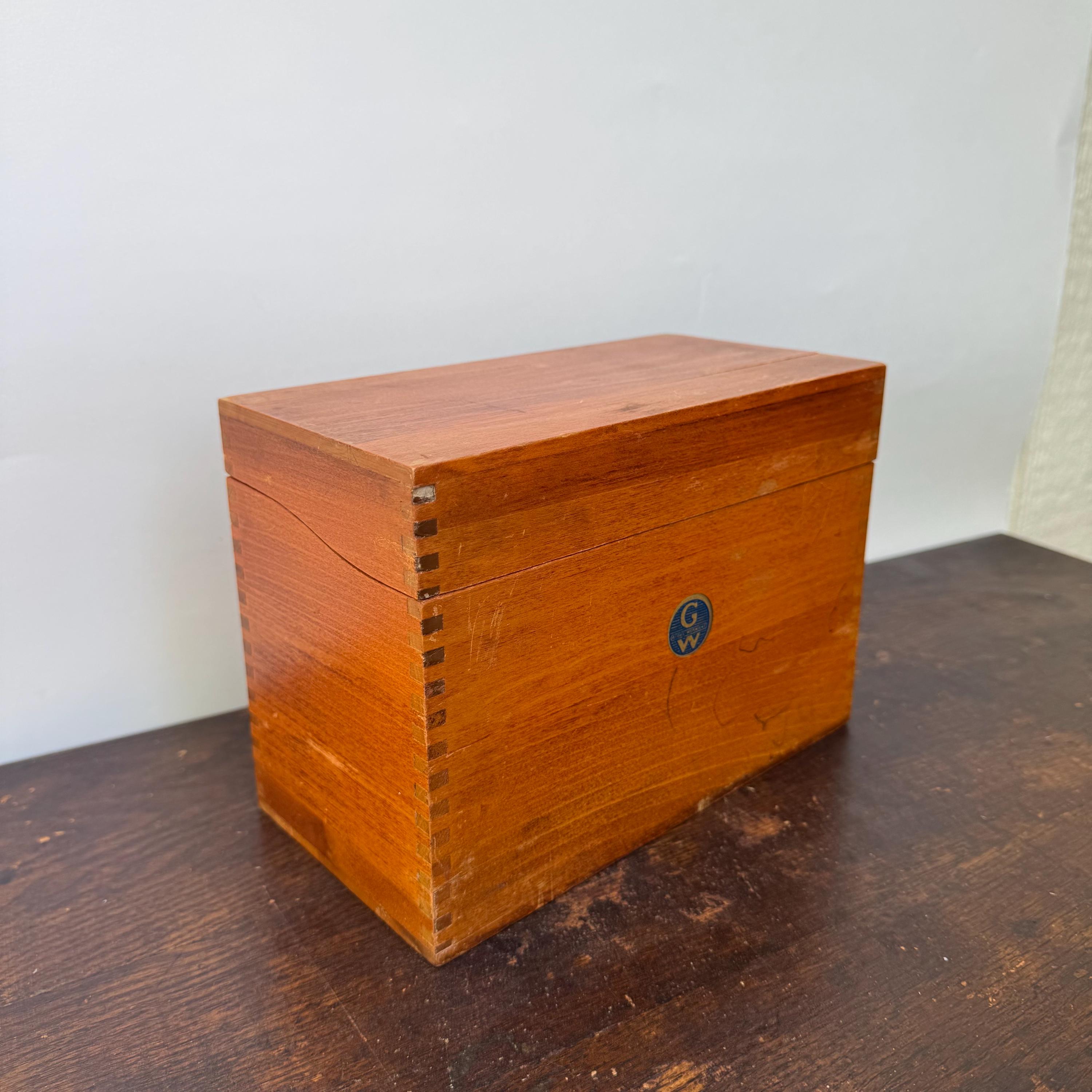 Antique Letter Storage Box - Etsy