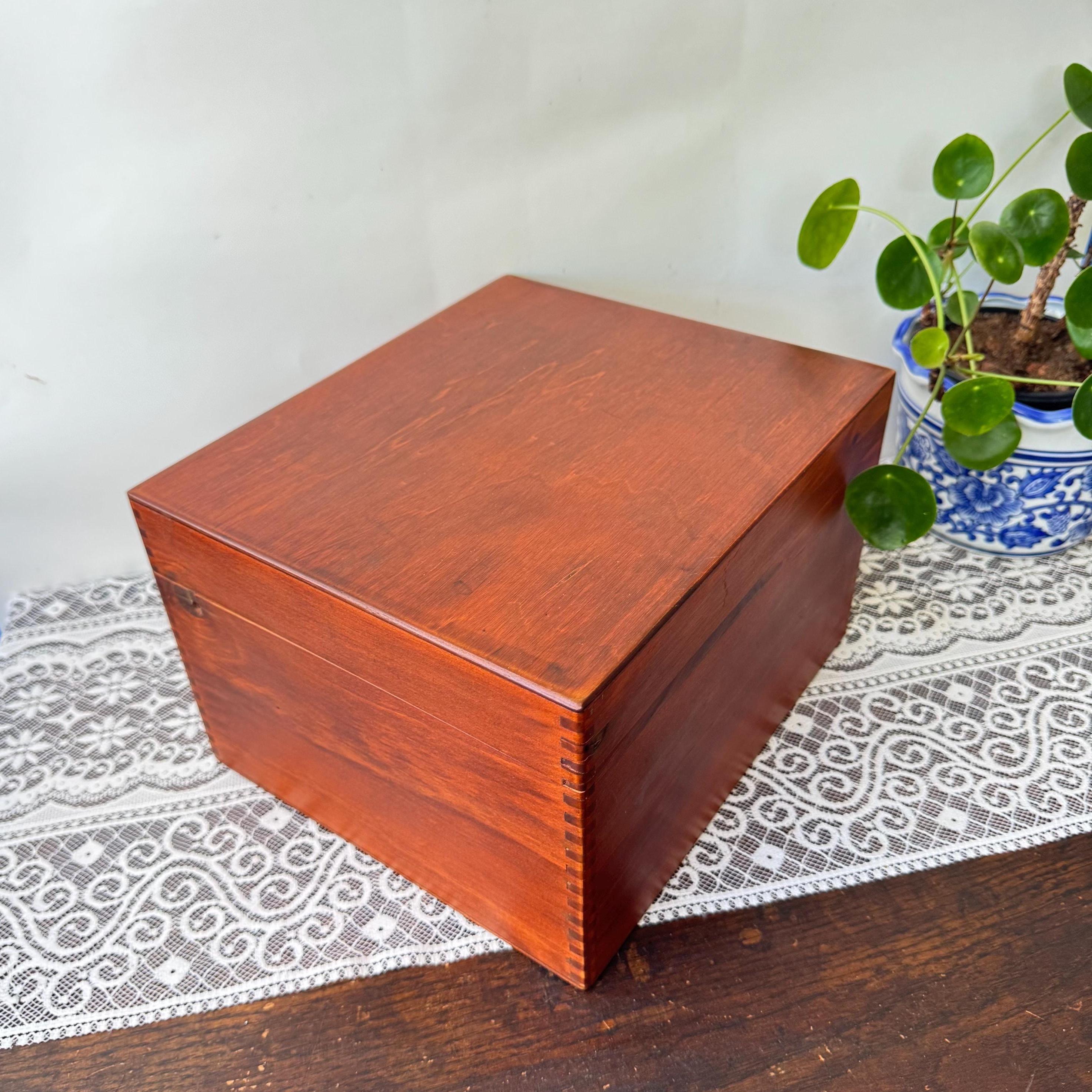 Retro Index Card Box - Etsy