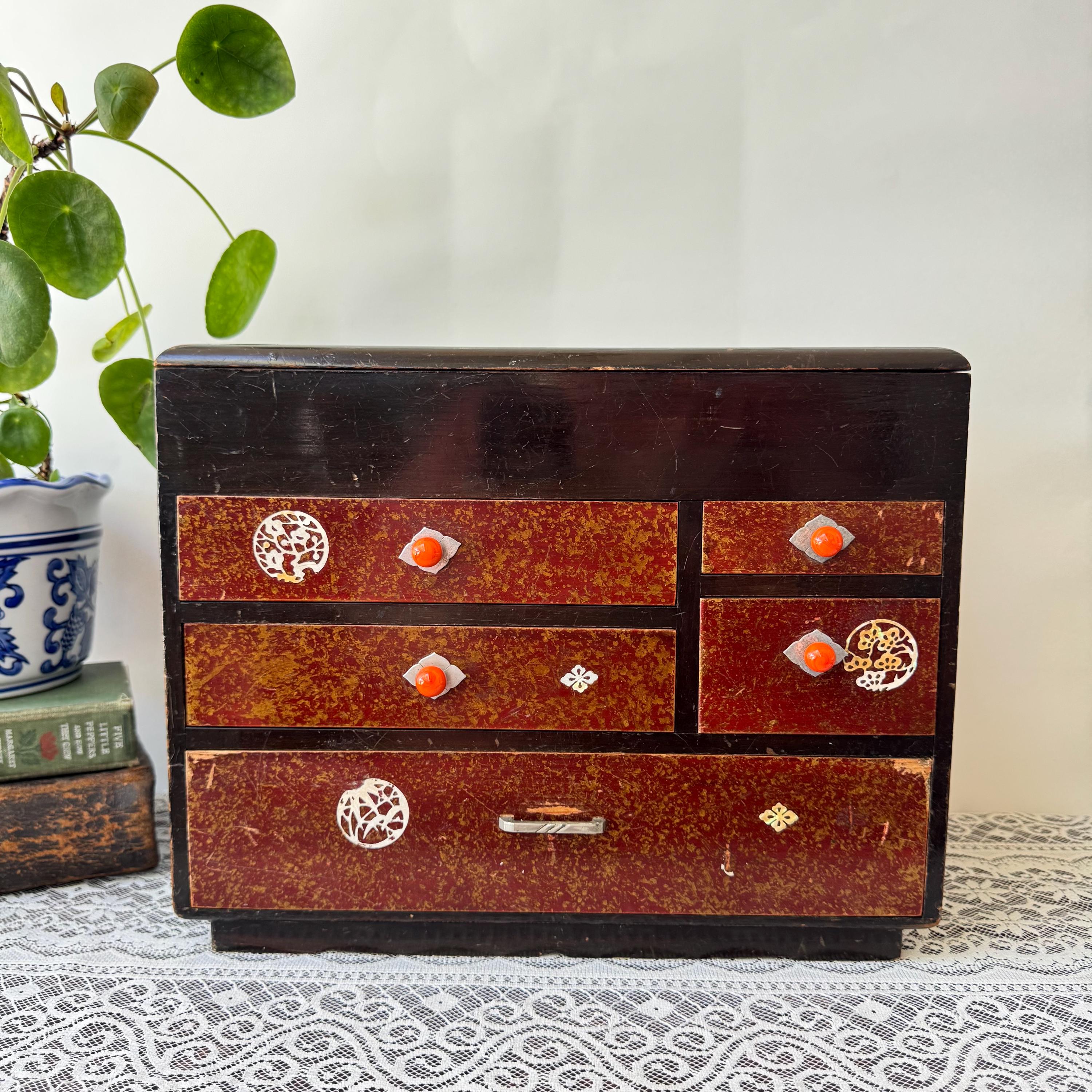 Tansu Jewelry Box - Etsy