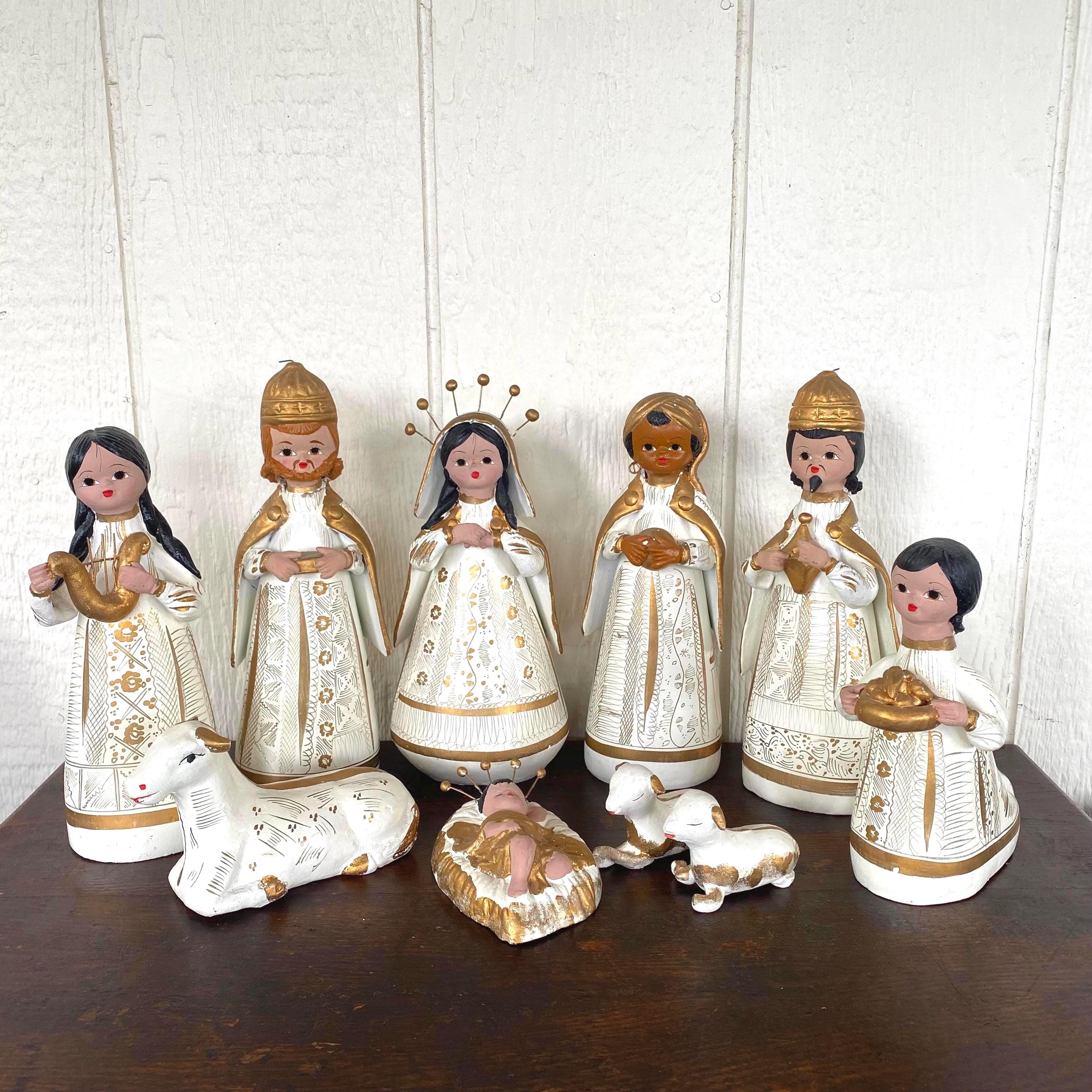 Ceramic nativity set - Etsy 日本