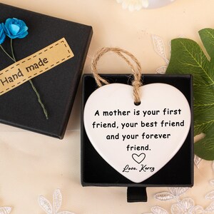A Mother Is Your First Friend, Personalized Gift for Mum, Thank You Mom, Keepsake for Mum, Birthday Gift for Mother, Mother&#39;s Day Gift