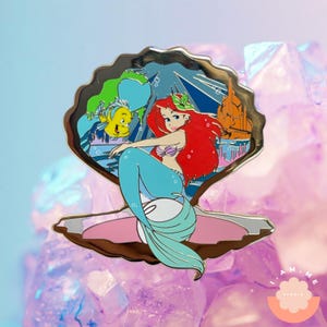Ariel &#39;Under The Sea&#39; Enamel Pin - Little Mermaid Collectible (3 inch)
