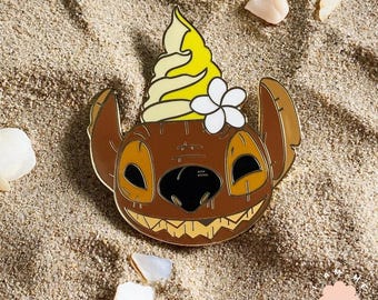 Stitch Dole Whip Pin | Disney Dessert Pin