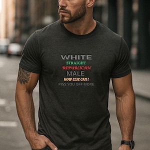 T-shirt républicain pour homme, comment puis-je vous faire chier aujourd&#39;hui, sinon T-shirt droit blanc républicain et homme T-shirt anti-démocrate