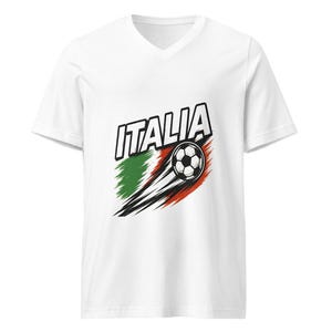Italia Brush Stroke Flag Tee – Soccer Edition