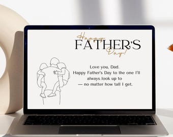 Digitale Vatertagskarte