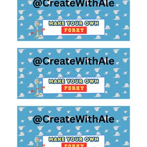 Toy Story Forky Printable Tag