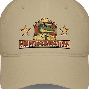 Alligator Alcatraz-Cap, For those who voted for secure Borders, Trump Supporter, MAGA, Florida Travel, Safe Cities, Love America, Baseball