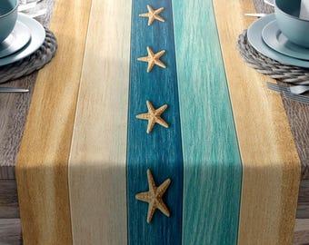 Stars and Stripes Table Runner | Sandy Beach Edition, Americas 250th Anniversary