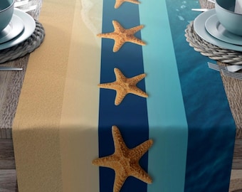 Stars and Stripes Table Runner | Beach Edition, Americas 250th Anniversary