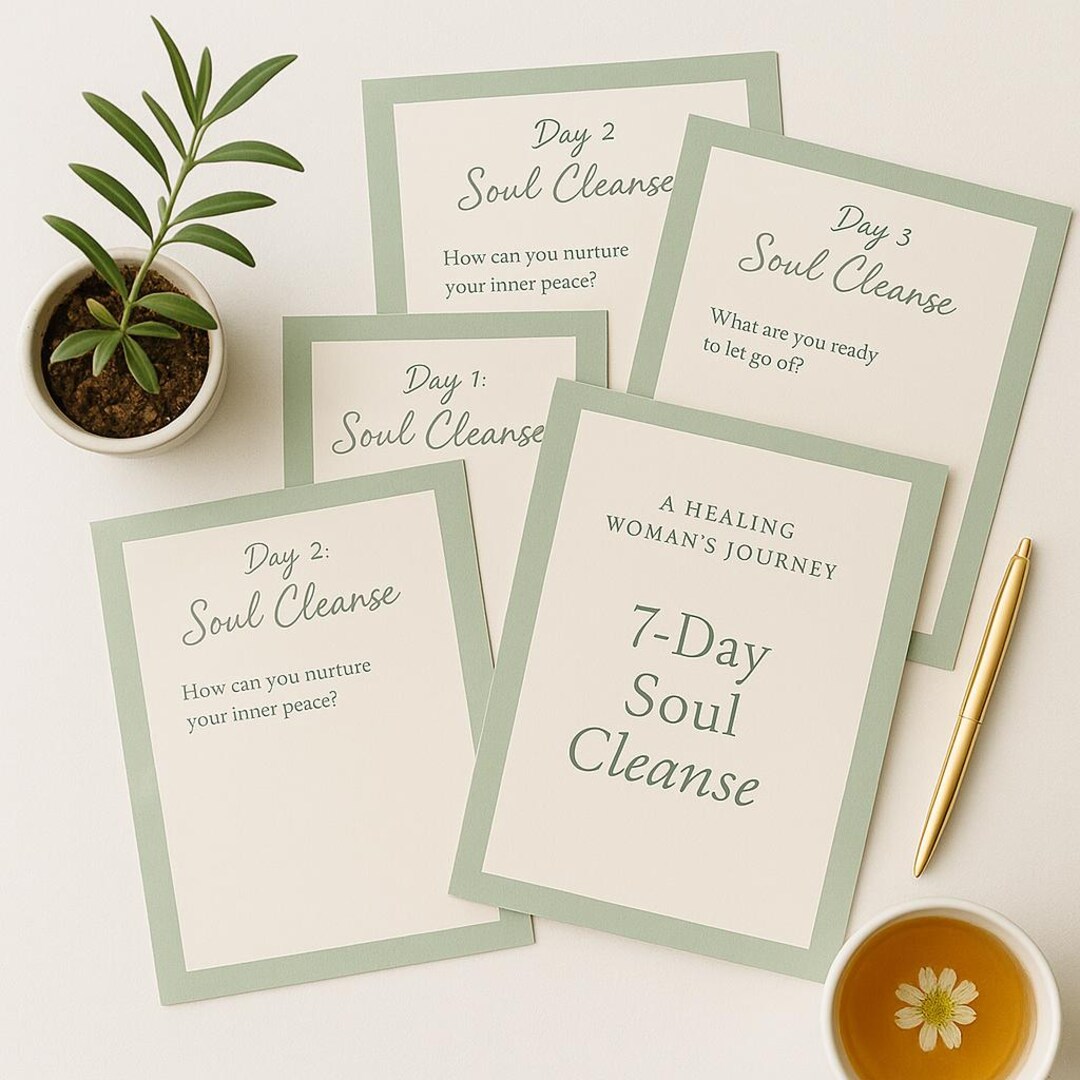 7-day Soul Cleanse Journal – Printable Muslim Self-care Pages for ...