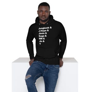 BTS Member Names Hoodie