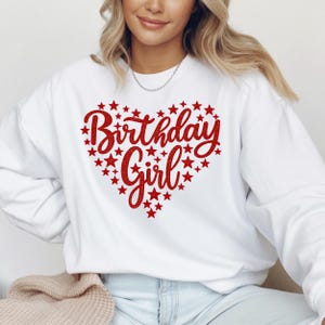 Birthday Girl PNG Bundle, Heart Sublimation Designs, Digital Download for Shirts & Crafts