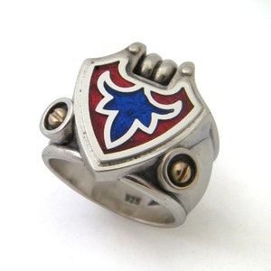 gifts for her, Armor women&#39;s Ring, Unique Jewelry For Men and for women, , Sterling Silvers Ring, Chunky Ring, Large Ring