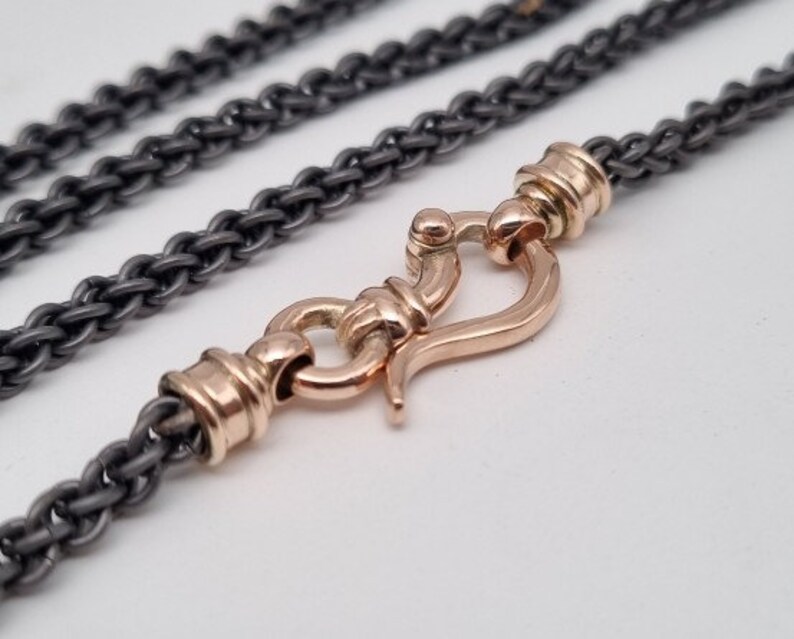 Titanium Necklace Titanium Jewelry Titanium Chain Necklace Etsy