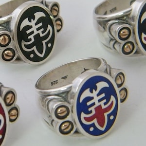 Shield Ring, Unique Jewelry For Men, Chunky Ring, Flor De Lis Ring, Armor Ring, Sterling SIlver Ring, Knight Ring, Large Ring, Flor De Lis