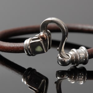 gifts for husband Leather Cord Bracelet, Unique Bracelet for Men