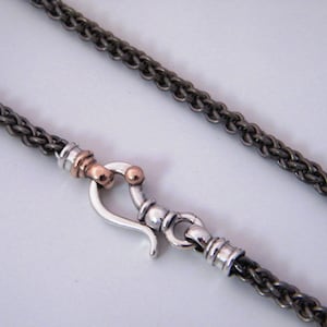 chain necklace, Titanium Necklace Chain, Christmas gift idea for dad and mom, chain necklace for couple&#39;s