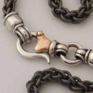 Chain For Men, Titanium Necklace, Statement Jewelry, Titanium Jewelry, Men&#39;s Titanium Chain, Unique Jewelry Men, Artisan Necklace, Titanium